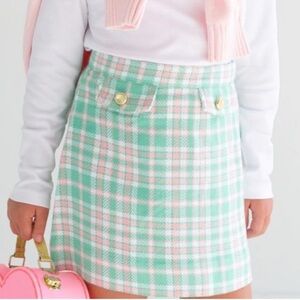 NWT B for Bonnet Perrin Pocket Plaid Skirt